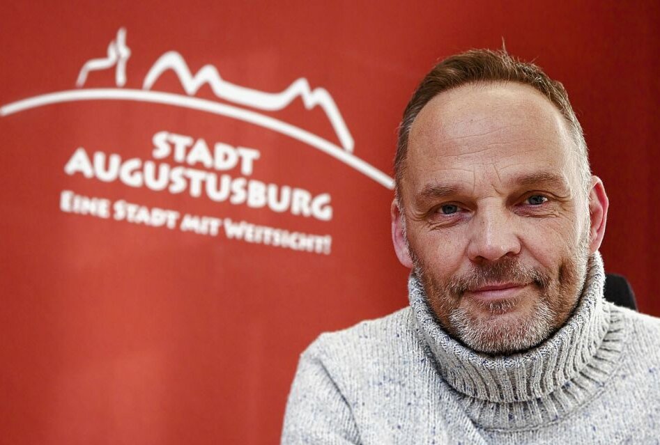 Der Augustusburger Bürgermeister Dirk Neubauer will Landrat in Mittelsachsen werden. Foto: Dietmar Hösel