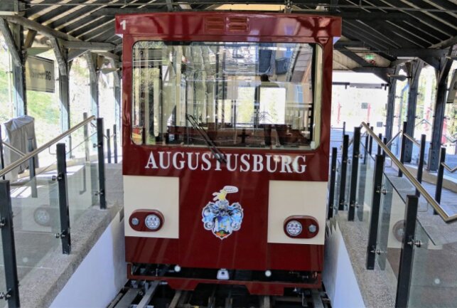 Die Drahtseilbahn Augustusburg wurde fit für den Winter gemacht. Foto: Knut Berger