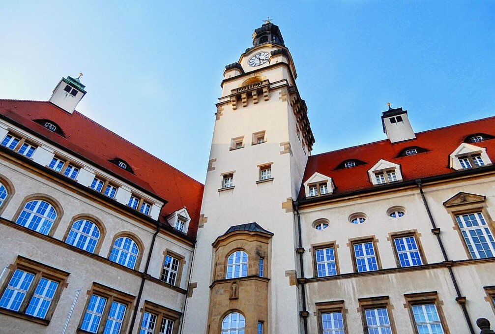Das Rathaus in Döbeln mit seinem Turm. Foto: Maik Bohn