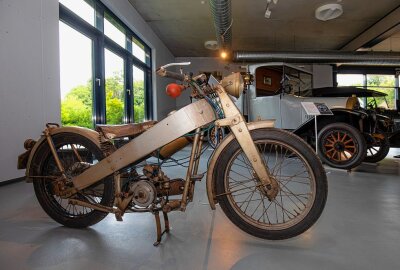 Ausstellung in Lichtenstein mit echten Raritäten - Auch Zweiräder sind in der Ausstellung zu sehen. Foto: Markus Pfeifer