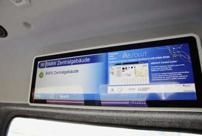 Autonomer Shuttlebus fährt testweise im Leipziger Norden - Im Leipziger Norden wird in den nächsten Wochen ein autonomer Shuttlebus testweise mit Fahrgästen unterwegs sein. Foto: Christian Grube