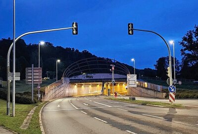 B93 in Zwickau eine ganze Woche dicht - Aufgrund von Tunnelarbeiten in Zwickau sind Stromabschaltung und Vollsperrung notwendig. Foto: Stadt Zwickau