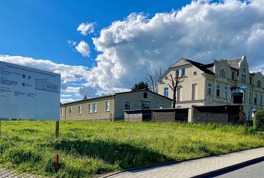 Das neue Gerätehaus soll auf der Fläche neben der Kindertagesstätte Löwenzahn an der Alberodaer Straße gebaut werden. Foto: Ralf Wendland