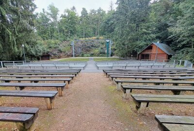 Bayrischer Kultkommissar ermittelt an der Waldbühne in Neuwürschnitz - Früher gab es an diesem Ort 2000 Sitzplätze. Foto: Andreas Bauer