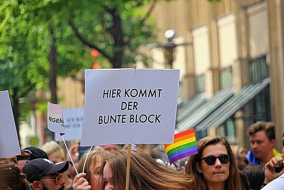 Ein Deutscher zeigte ein nationalsozialistisches Zeichen, während der CSD-Kundgebung der Linken. Symbolbild. Foto: Pixabay