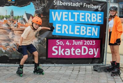 Bergbau-Erlebnistag: Welterbe Skate Tag in Freiberg - Am 4. Juni findet der SkateDay in Freiberg statt. Foto: Renate Fischer