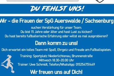  Das Training findet immer mittwochs von 18:30 Uhr bis 20 Uhr auf der Brunnenstraße auf dem Sportplatz in Niederlichtenau (gegenüber von den Mineralquellen) statt.