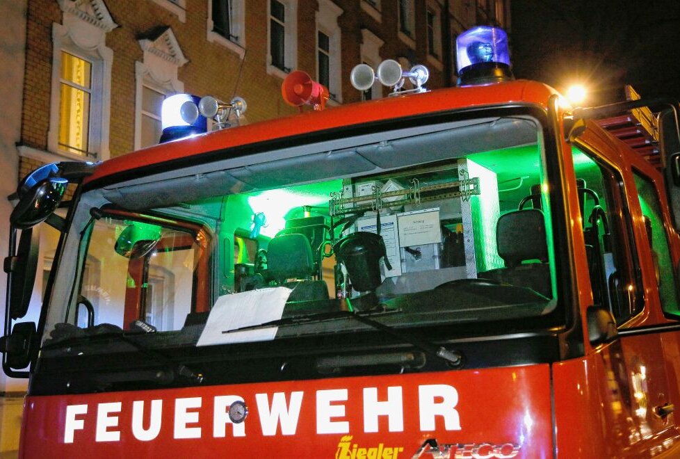 Brand in Kirchberg: Verletzte Personen - Foto: Harry Härtel