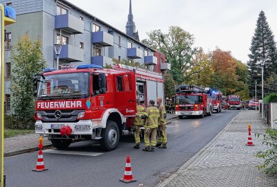 Brand in Seniorenwohnanlage: Drei Verletzte - Fragen bleiben: Polizei ermittelt nach Wohnungsbrand in Coswig. Foto: Roland Halkasch