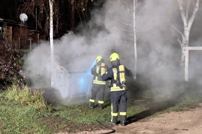 Brandeinsatz für Feuerwehr Schwarzenberg Heide - 