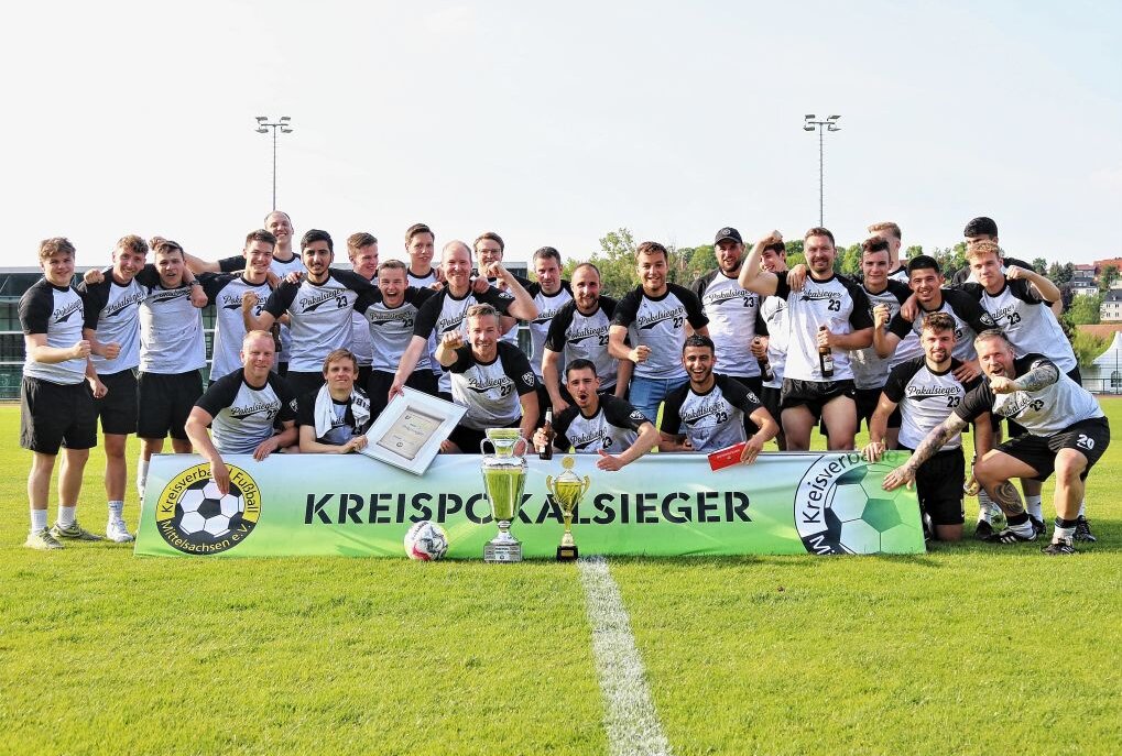 BSC-Reserve holt sich Fußball-Kreispokal - Der BSC Freiberg II ist der mittelsächsische Fußball-Kreispokalsieger. Foto: Knut Berger