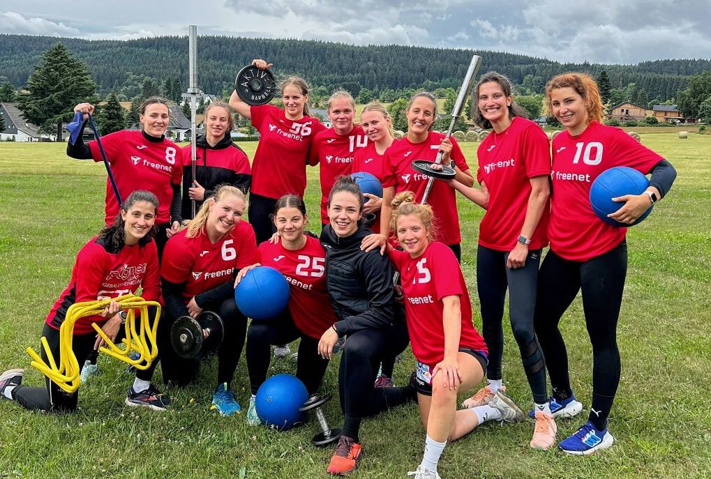 BSV-Spielerinnen bereiten sich auf nächste Saison in 1. Bundesliga vor - Gute Stimmung herrschte im Trainingslager: Foto: Lars Radecker