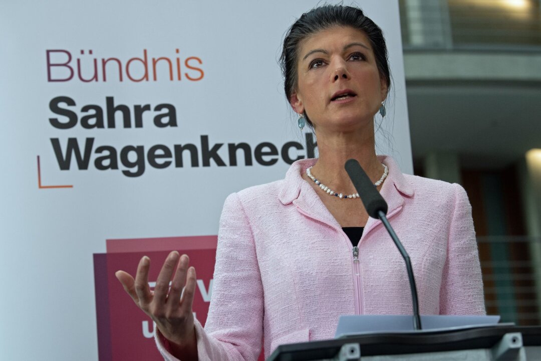 Bündnis Sahra Wagenknecht bekommt Vier-Millionen-Spende - Sahra Wagenknecht hat ihre Partei Anfang des Jahres offiziell gegründet.