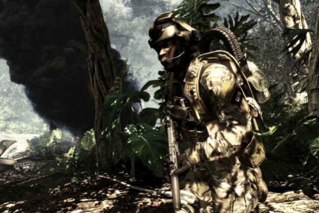 In "Call of Duty: Ghosts" (2013) begab man sich dem Titel zum Trotz nicht auf Geisterjagd. Vielmehr agieren die Soldaten im Schatten. Infinity Wards erzählt die Geschichte von zwei amerikanischen Brüdern im Kampf gegen einen landsmännischen Terroristen. Die Spieleschmiede kam auf der Suche nach neuen Gameplay-Ideen auf den Hund: Der Schäferhund Riley wurde als vierbeiniger Sidekick ins Geschehen eingebunden. "Ghosts" läutete zudem die Emanzipation innerhalb der Serie ein: Erstmals konnte man auch weibliche Soldaten in den Krieg schicken.