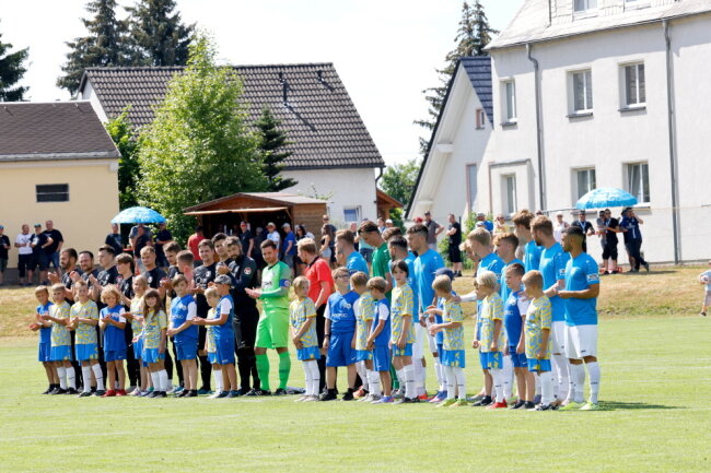 Eindrücke aus dem Testspiel Chemnitzer FC gegen TV Oberfrohna. Foto: Harry Härtel/haertelpress