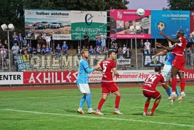 CFC patzt beim Schlusslicht in Halberstadt - Der Chemnitzer FC musste sich am Ende mit einem 1:1 bei Germania Halberstadt begnügen. Foto: Marcus Hengst