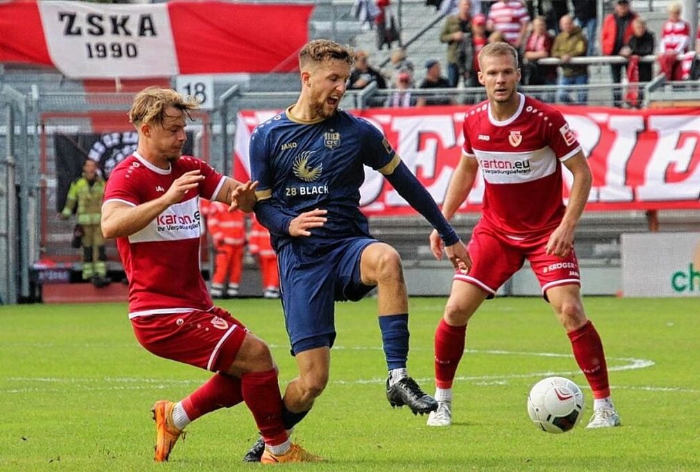 Der Chemnitzer FC hat sein Auswärtsspiel beim FC Energie Cottbus mit 3:1 verloren. Foto: Fokus Fischerwiese
