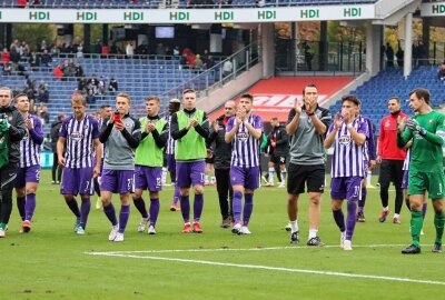 Chancen nicht genutzt: FC Erzgebirge Aue verpasst Sieg in Hannover - Aue punktet in Hannover
