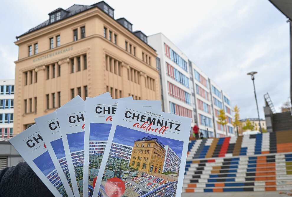 "Chemnitz aktuell" wirbt für Stadt - Die zweite Ausgabe des Lifestyle-Magazins ist jetzt erschienen. Foto Jürgen Sorge 