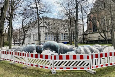 Chemnitz: Der "Darm" zieht weiter nach Bratislava - Umzug des "Darm". Foto: Jan Haertel/ ChemPic