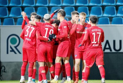 Chemnitzer FC bleibt weiter ungeschlagen - Torjubel beim Hertha BSC. Foto: Harry Härtel