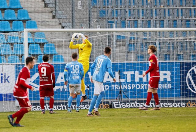 Chemnitzer FC klettert auf den zweiten Tabellenplatz - CFC im Spiel gegen VfB Germania Halberstadt. Foto: Harry Härtel / haertelpress