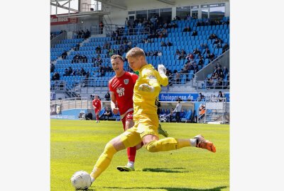 Chemnitzer FC trennt sich 1:1 von SV Babelsberg 03 - Jakub Jakubov am Ball. Foto: Harry Härtel