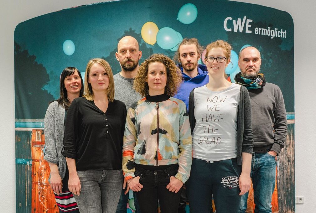 Konnte die Umstrukturierung nicht verhindern: Der im März gewählte CWE-Betriebsrat. Foto: CWE/Sylvia Stölzel