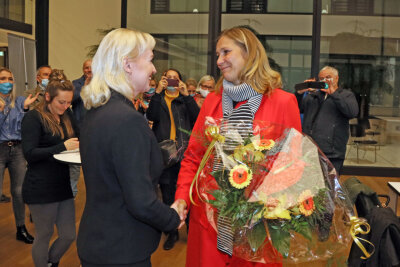 Constance Arndt ist neue Oberbürgermeisterin von Zwickau - Constanze Arndt ist neue Oberbürgermeisterin von Zwickau.