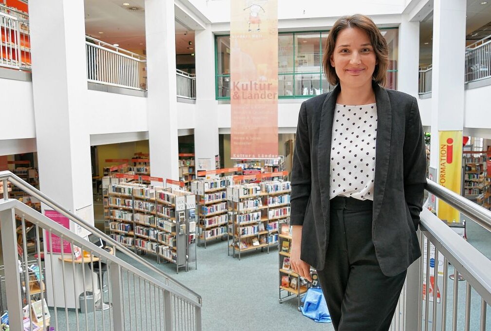Corinna Meinel ist die neue Leiterin. Foto: Stadtbibliothek