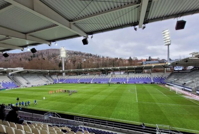 Gegen Darmstadt bliebt das Erzgebirgsstadion wieder leer. Foto: Katja Lippmann-Wagner