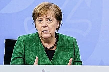 Wegen der stark steigenden Corona-Infektionszahlen muss aus der Sicht von Kanzlerin Merkel die von Bund und Ländern beschlossene Notbremse gezogen werden. Foto: Bundesregierung/Denzel