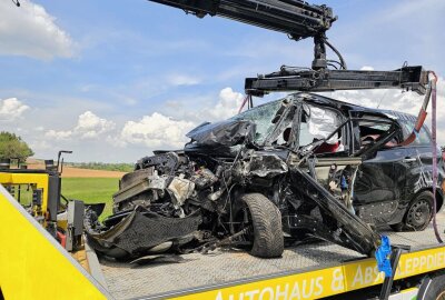 Crash auf A72 fordert vier Verletzte: US-Soldaten leisteten erste Hilfe - Auf der A72 kam es zu einem Unfall. Foto: Mike Müller