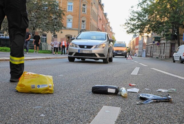 Crash in Chemnitz: Fußgängerin schwer verletzt - In Chemnitz kam es zu einem Unfall. Foto: Jan Haertel/ChemPic