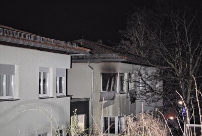 Crimmitschau: Brand in Wohnanlage von psychisch Erkrankten - In einer Wohnanlage in Crimmitschau kam es zu einem Brand. Foto: Mike Müller