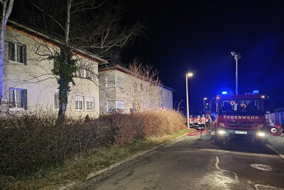 In einer Wohnanlage in Crimmitschau kam es zu einem Brand. Foto: Mike Müller