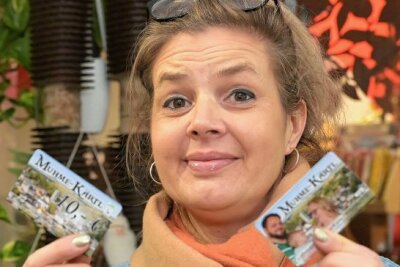 Das erste Lößnitzer "Muhme-Kärtl" ist jetzt da - Becky Steinmüller findet, dass das "Muhme-Kärtl" eine tolle Idee ist. Foto: Ralf Wendland