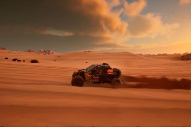 Das große Oktoberfest für Gamer: Das sind die Spiele-Highlights im Oktober - Ein wüster Umgang mit dem Getriebe ist garantiert beim Wüsten-Rennen: "Dakar Desert Rally" ist laut Saber Interactive "das größte Offroad-Racing-Game der Welt". Die Fakten: Dynamisches Wetter, über 30 Schauplätze, lizenzierte Fahrzeuge, Teams und Fahrer. Neben realistischen Modi gibt es auch Arcade-Modi. Ab 4. Oktober für PS und Xbox.