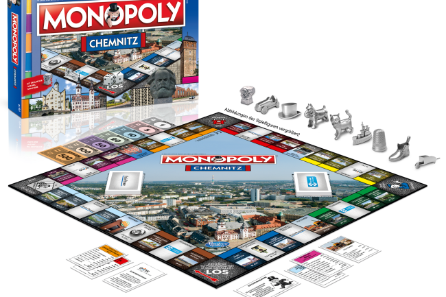 Die Chemnitzer Version des Klassikers "Monopoly".