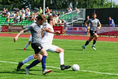 Deftige Klatsche für Oberliga-Aufsteiger Marienberg - Meistens waren die Gäste einen Schritt schneller. Foto: Andreas Bauer