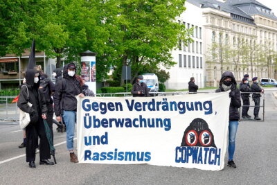 Demonstration in Chemnitz gegen Rassismus in staatlichen Behörden. Foto: Harry Härtel
