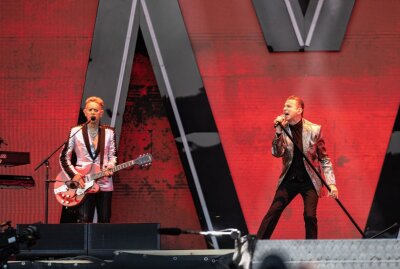Depeche Mode in Leipzig: Dave Gahan und Martin Gore lieferten ab - Am Freitagabend eröffneten Depeche Mode in Leipzig Reigen von Deutschlandkonzerten. Foto: ArcheoPix
