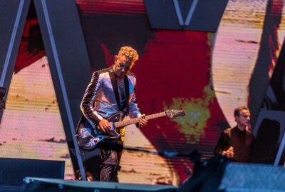 Depeche Mode in Leipzig: Dave Gahan und Martin Gore lieferten ab - Am Freitagabend eröffneten Depeche Mode in Leipzig Reigen von Deutschlandkonzerten. Foto: ArcheoPix