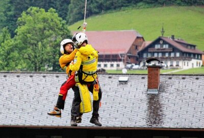 Der erste "Bergretter-Fantag" war eine Veranstaltung der Extraklasse - Der erste "Bergretter Fantag" fand in Ramsau am Dachstein statt. Foto: Maik Bohn