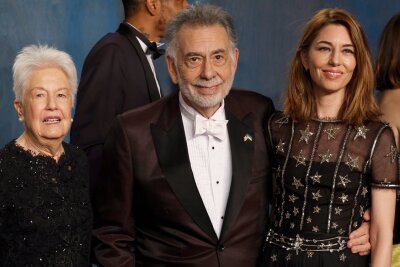 Der in die Finsternis blickte - Francis Ford und Eleanor Coppola mit ihrer Tochter, der Regisseurin Sofia Coppola ("Lost in Translation"). Auch Sohn Roman ist im Filmgeschäft tätig.