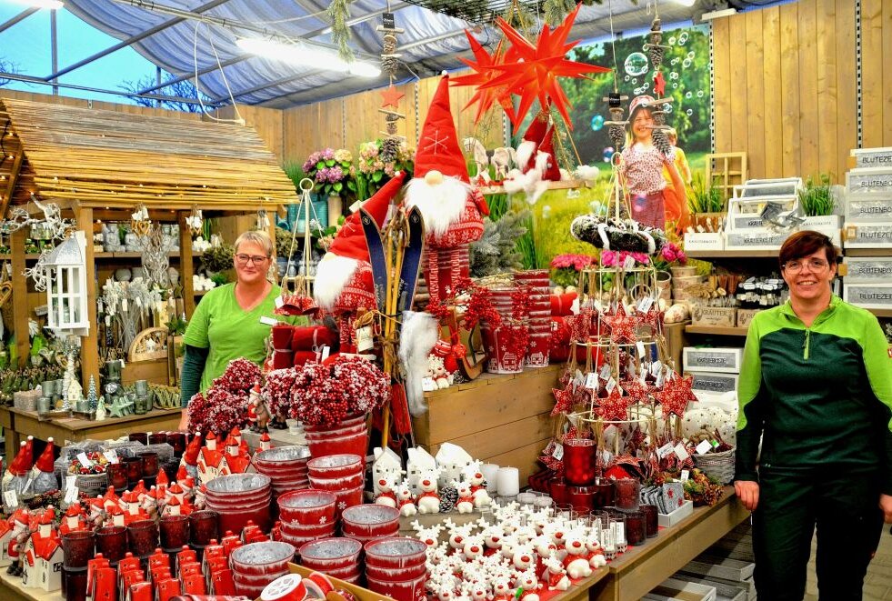 Der Weihnachtsmarkt ist in Plauen eröffnet - Der Weihnachtsmarkt im Hause Bornemann ist eröffnet.Foto: Karsten Repert