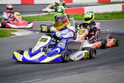 Deutsche Kart Meisterschaft: Entscheidung vertagt - Simon-Connor Primm fuhr in der Erfolgsspur. Foto: Thorsten Horn