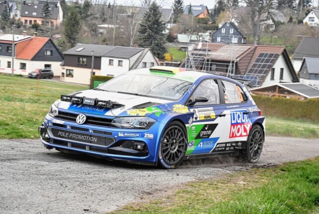 Deutsche Rallye Meisterschaft 2023 zwei Mal in Sachsen - Unter anderem kommt auch Julius Tannert 2023 zu zwei Heim-Rallyes. Foto: Thorsten Horn