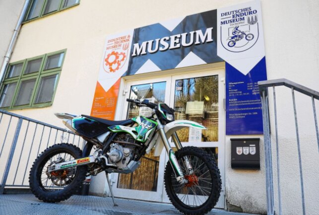 Es steht dem nichts mehr entgegen: Das Deutsche Enduro Museum in Zschopau öffnet am 15. Mai seine Türen. Foto: Thomas Fritzsch/PhotoERZ