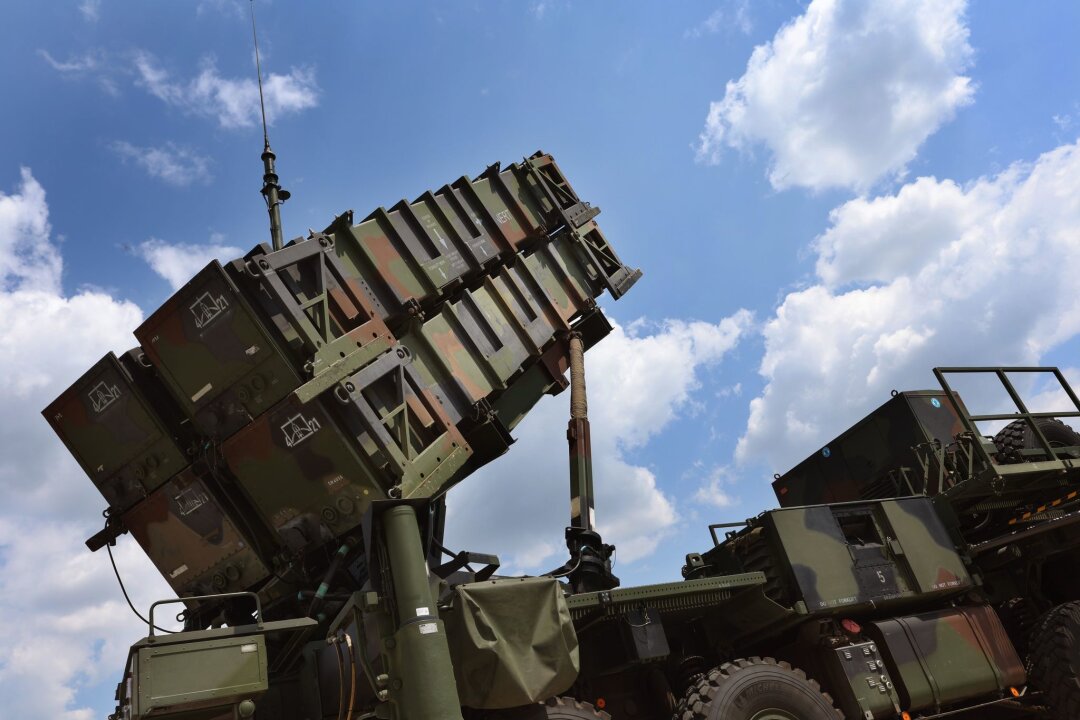 Deutschland liefert weiteres Patriot-System an Ukraine - Startgerät des Flugabwehrraketensystems Patriot der Bundeswehr.